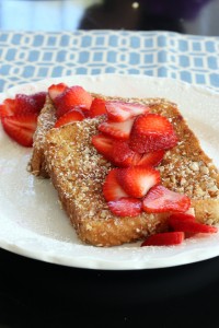 nut crusted french toast