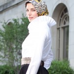 haute hijab ruffle collar