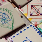 decorated eid tiles