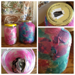 decoupage charity jar