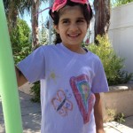 crayon and sandpaper transfer t shirt