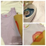 crayon and sandpaper transfer