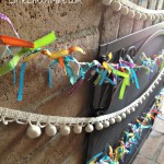 ribbon tied lights