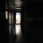 wet hallway