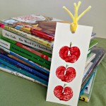 apple stamp bookmark