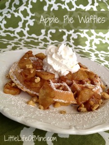 Apple Pie Waffles
