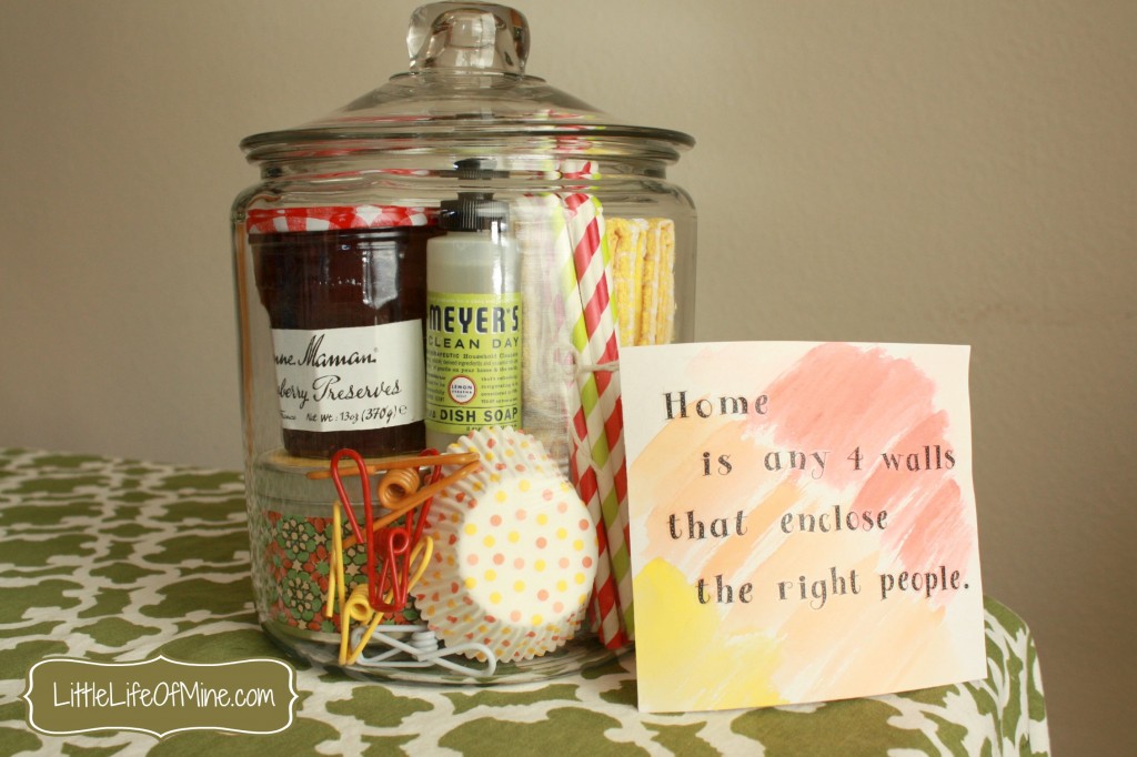 Housewarming Gift in a Jar - littlelifeofmine.com