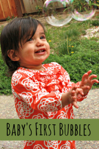Zaynab with Bubbles