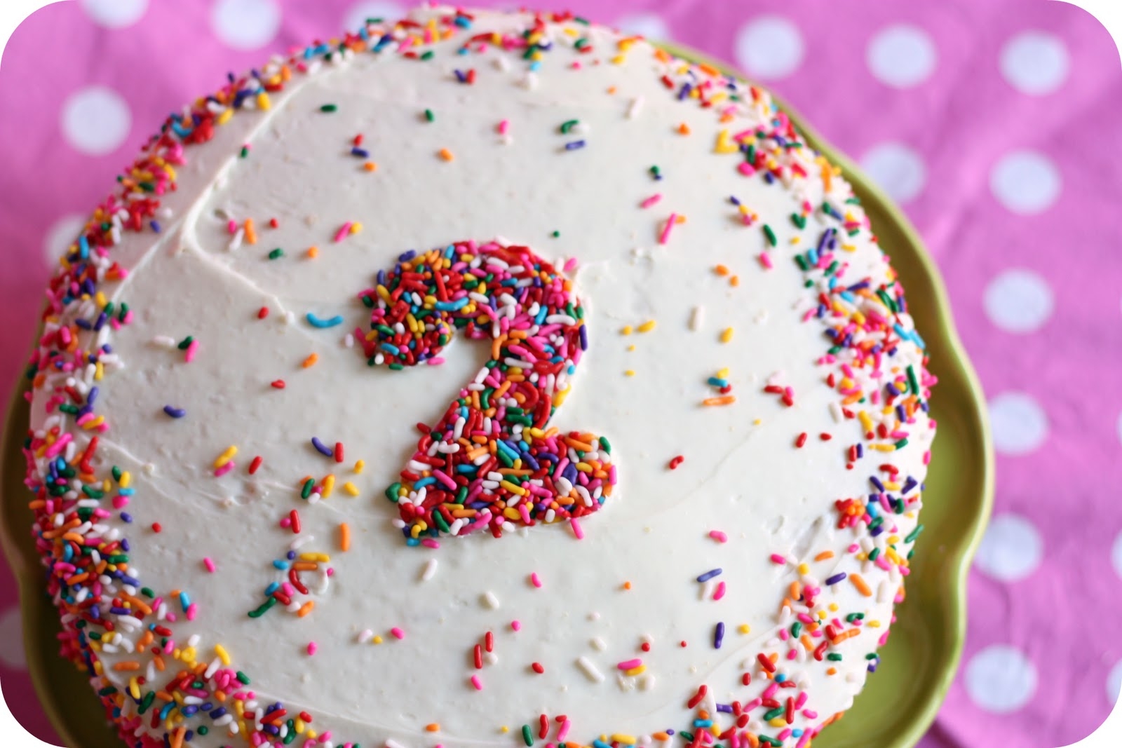 Sprinkle cake