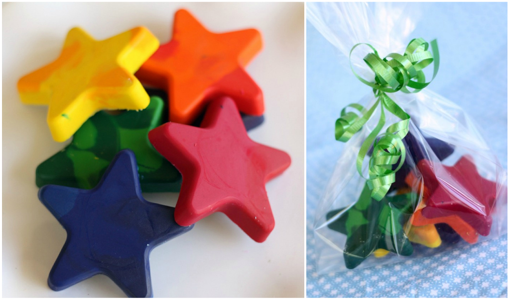 Homemade Star Shaped Glitter Crayons - Beauty Through Imperfection