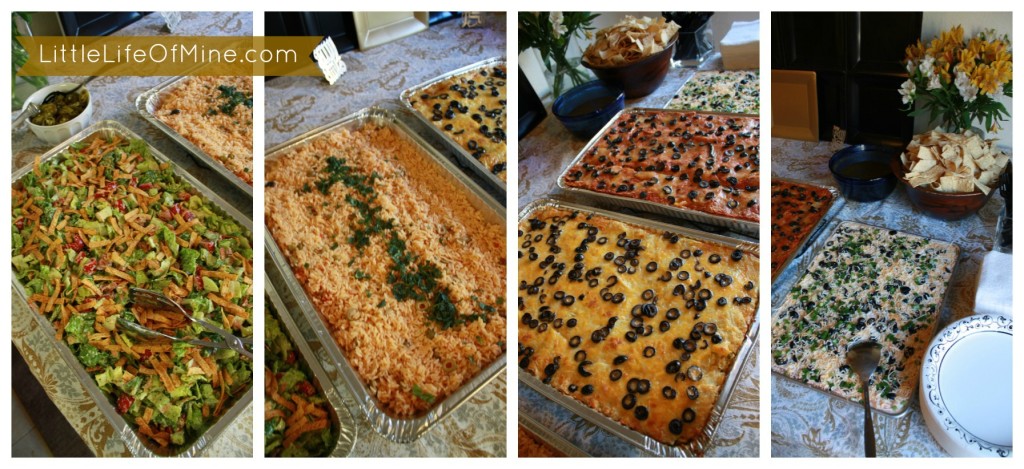 umrah party dinner spread