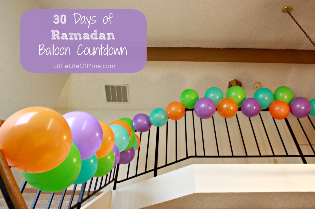 ramadan balloon countdown