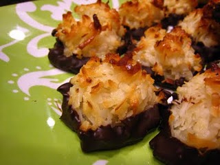 Chocolate Covered Macaroons