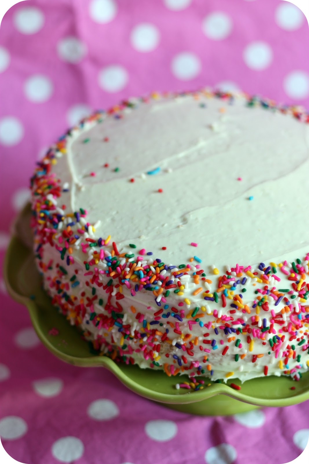 Simple Homemade Birthday Cake - littlelifeofmine.com